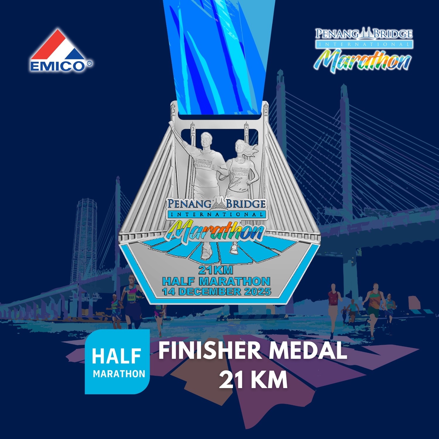 21km Marathon Medal